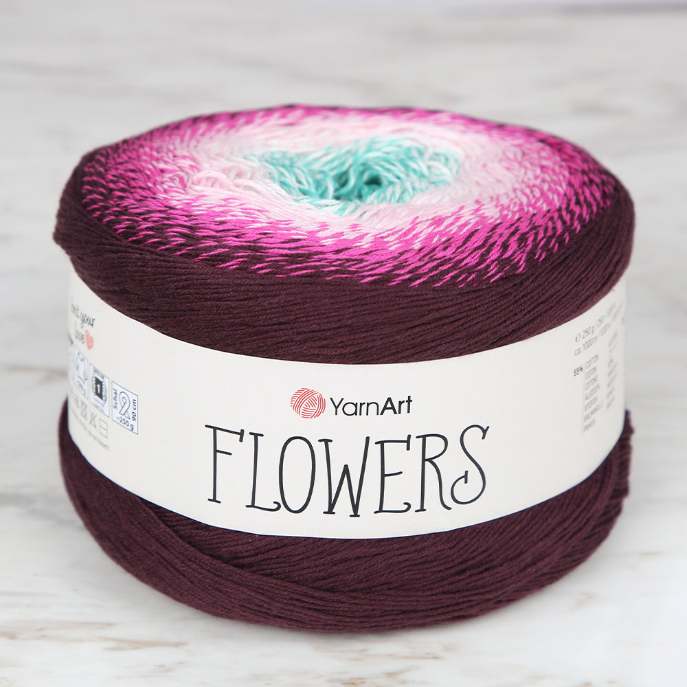 Yarnart Flowers Ebruli 250gr El Örgü İpi - 301